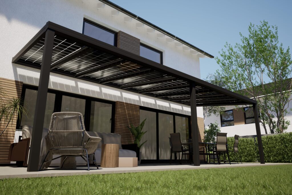 Photovoltaik-Überdachung mit Solarmodulen in Calw – PV-Anlage für Terrasse oder Carport von GreenSolar365