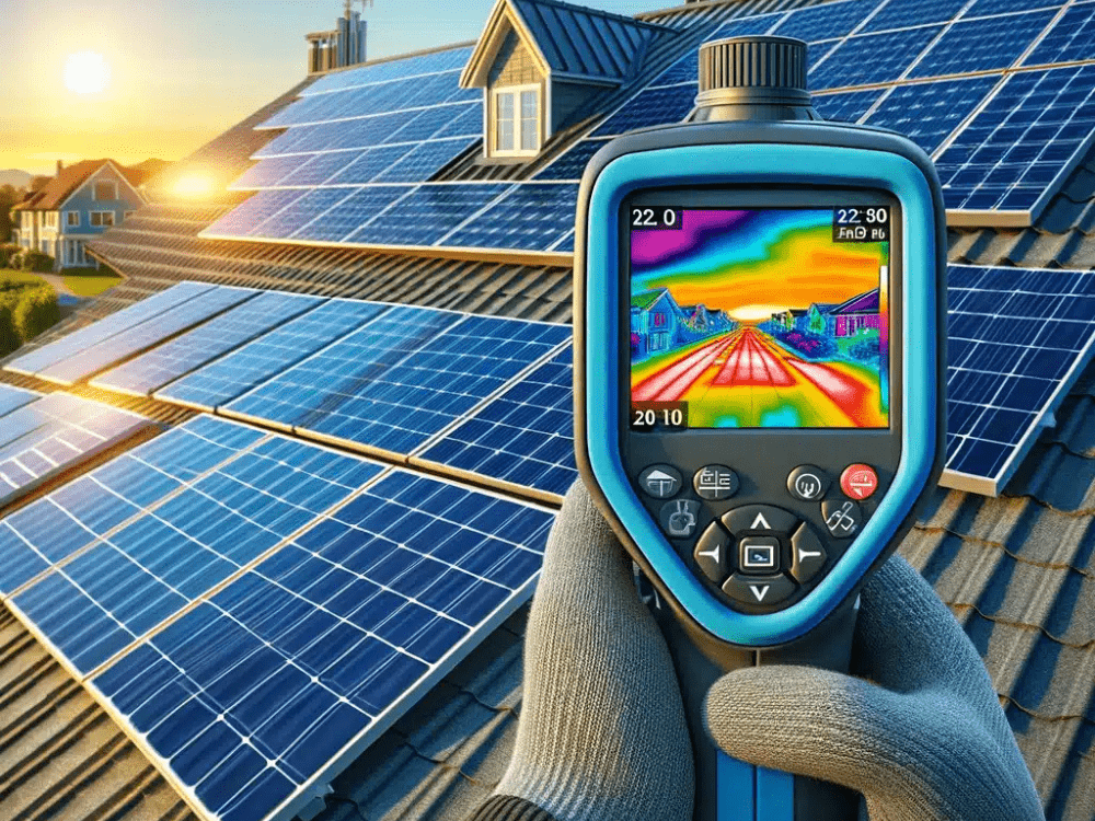 Thermografische Inspektion einer Photovoltaikanlage